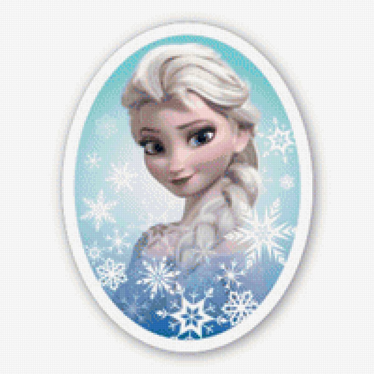 Эльза - мультяшные герои - предпросмотр