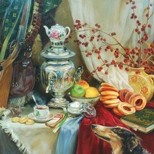 Схема вышивки «Охота»