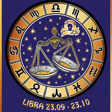 Схема вышивки «весы1»