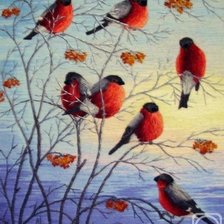 Схема вышивки «Серия "Птицы"»