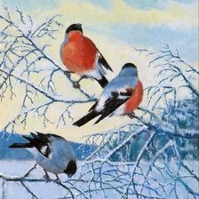 Схема вышивки «Серия "Птицы"»