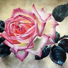 Схема вышивки «роза»