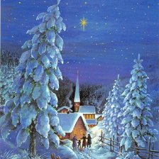 Схема вышивки «новогодняя сказка»