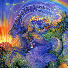 Схема вышивки «козерог -знак ЗОДИАКА»