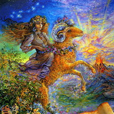 Схема вышивки «овен»