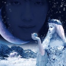 Схема вышивки «снежная королева»