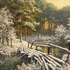 Схема вышивки «По картине А,Мохова»