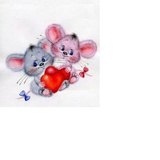 Схема вышивки «мышата»