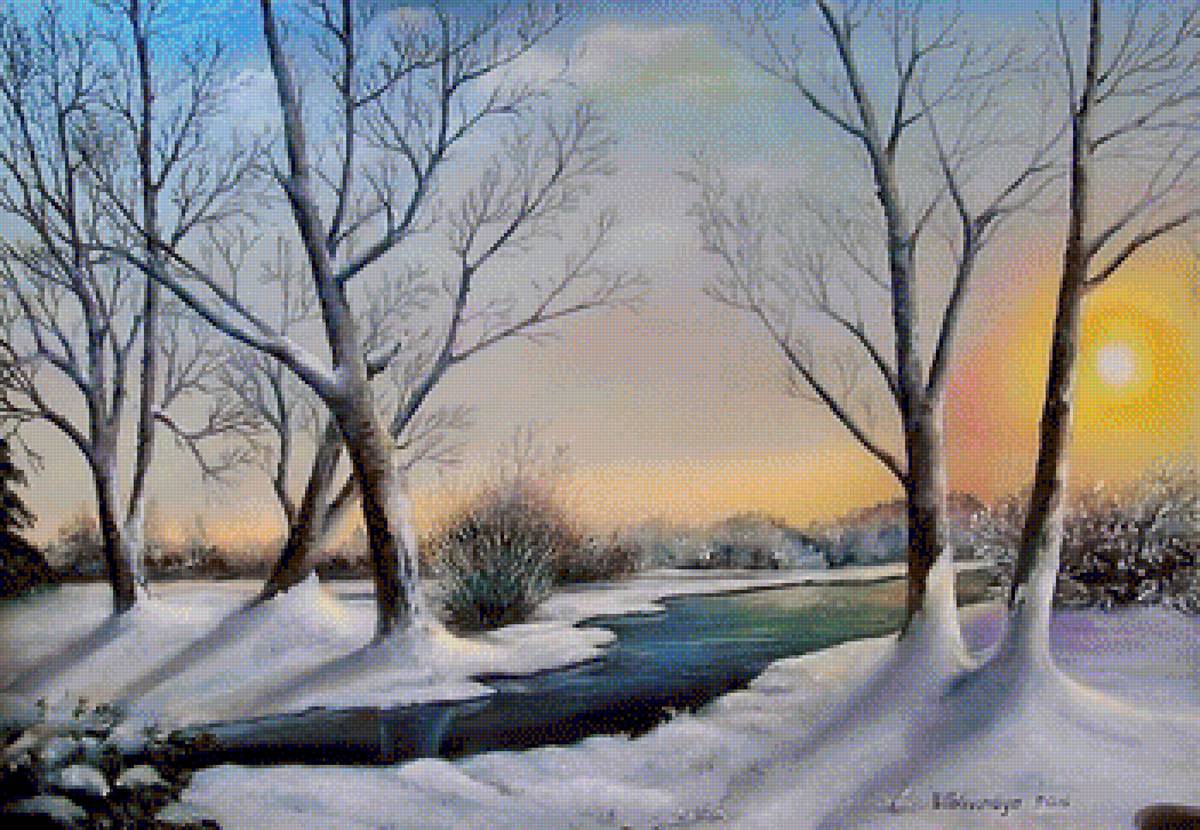 №1409799 - снег, пейзаж, природа - предпросмотр