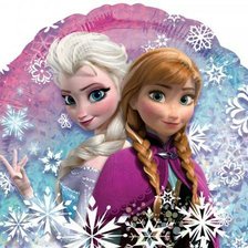 Схема вышивки «Эльза и Анна»