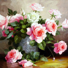 Схема вышивки «Розы»