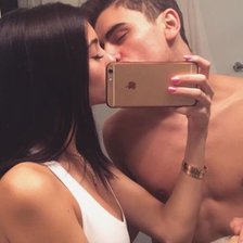 Схема вышивки «Поцелуй»