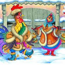 Схема вышивки «птица»