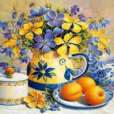 Схема вышивки «натюрморт»