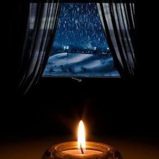 Схема вышивки «свеча»