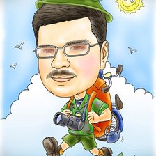 Схема вышивки «турист»