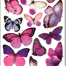 Схема вышивки «бабочки»