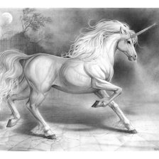 Схема вышивки «Единорог гармонии»