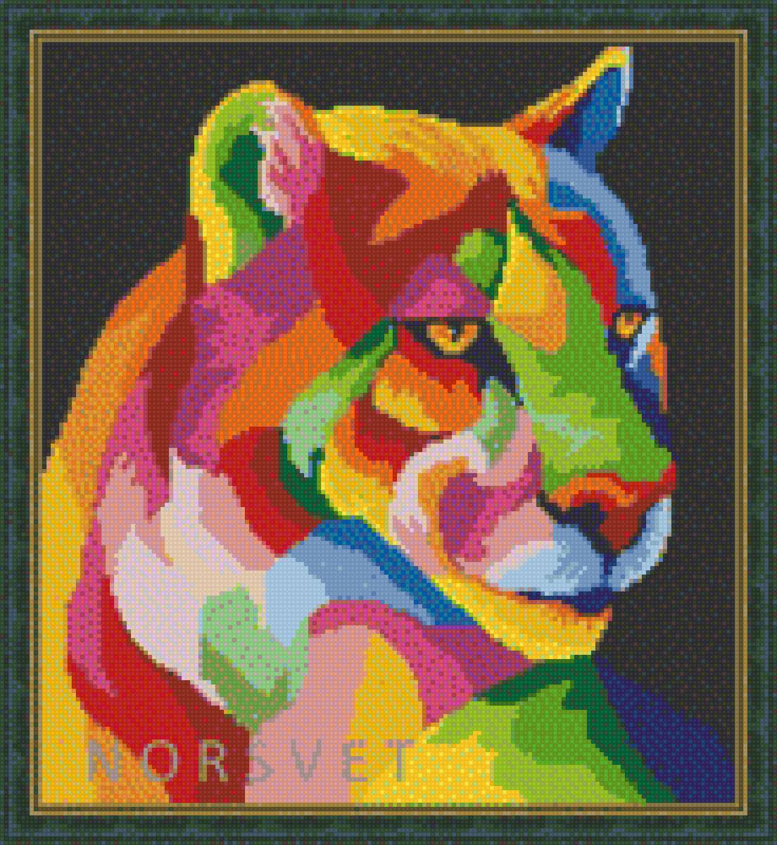 tęczowa puma - предпросмотр