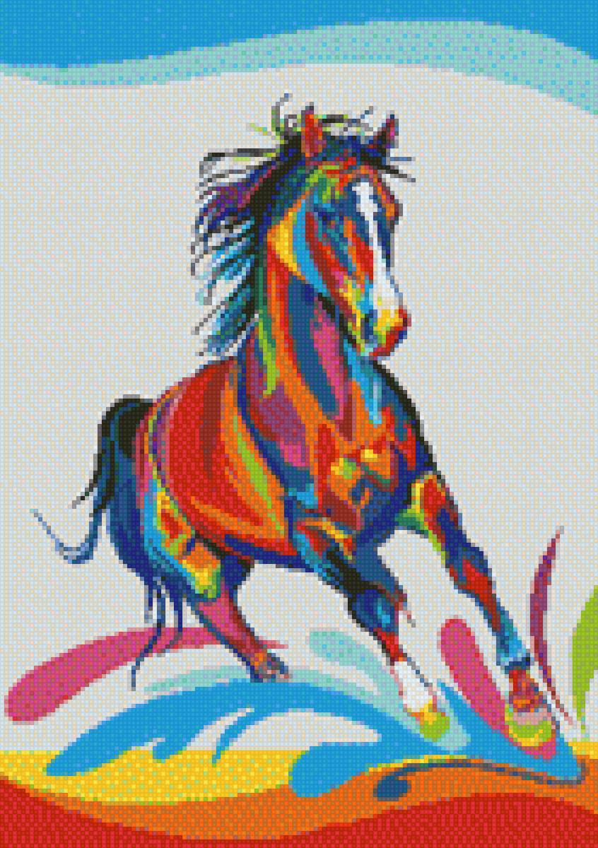 tęczowy koń - предпросмотр