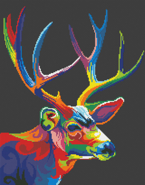 tęczowy jeleń - оригинал
