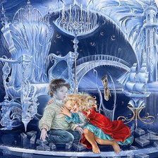 Схема вышивки «кай и герда»