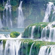 Схема вышивки «Водопад»