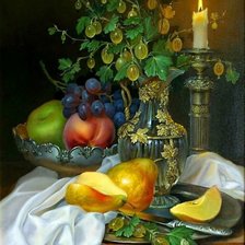 Схема вышивки «Натюрморт живопись»