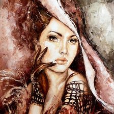 Схема вышивки «Серия Прекрасная женщина»