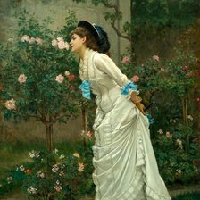 Схема вышивки «Французский художник Август Тоучби»