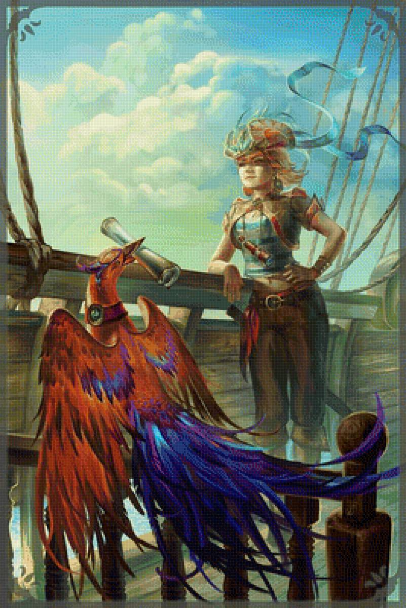 Пират - иллюстрации, фэнтази, сказки - предпросмотр