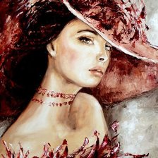 Схема вышивки «Серия Прекрасная женщина»