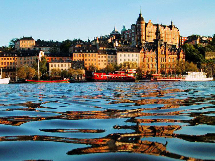 берег 01 - корабли.набережная - оригинал