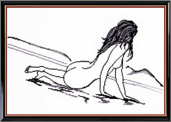 Овен - 316 Б 'Девушка' - вышивка - оригинал