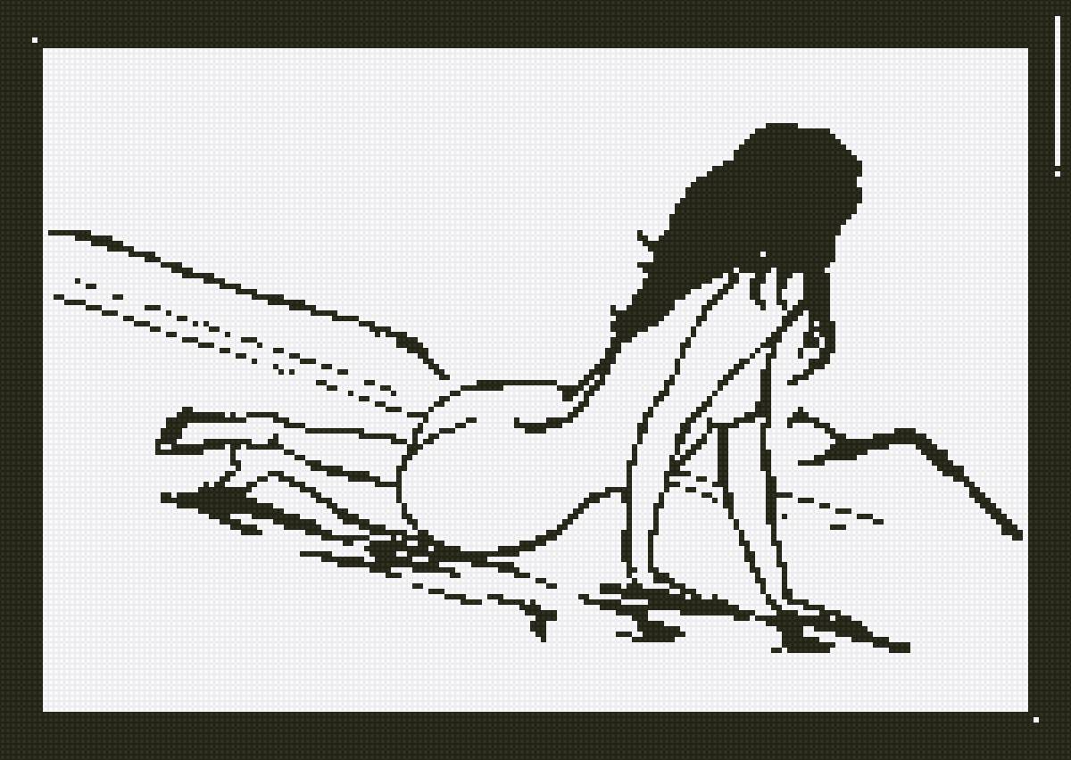 Овен - 316 Б 'Девушка' - вышивка - предпросмотр