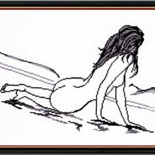 Схема вышивки «Овен - 316 Б 'Девушка'»