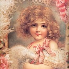 Схема вышивки «Девочка»