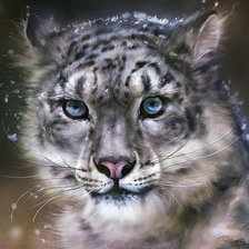 Схема вышивки «Снежный барс»