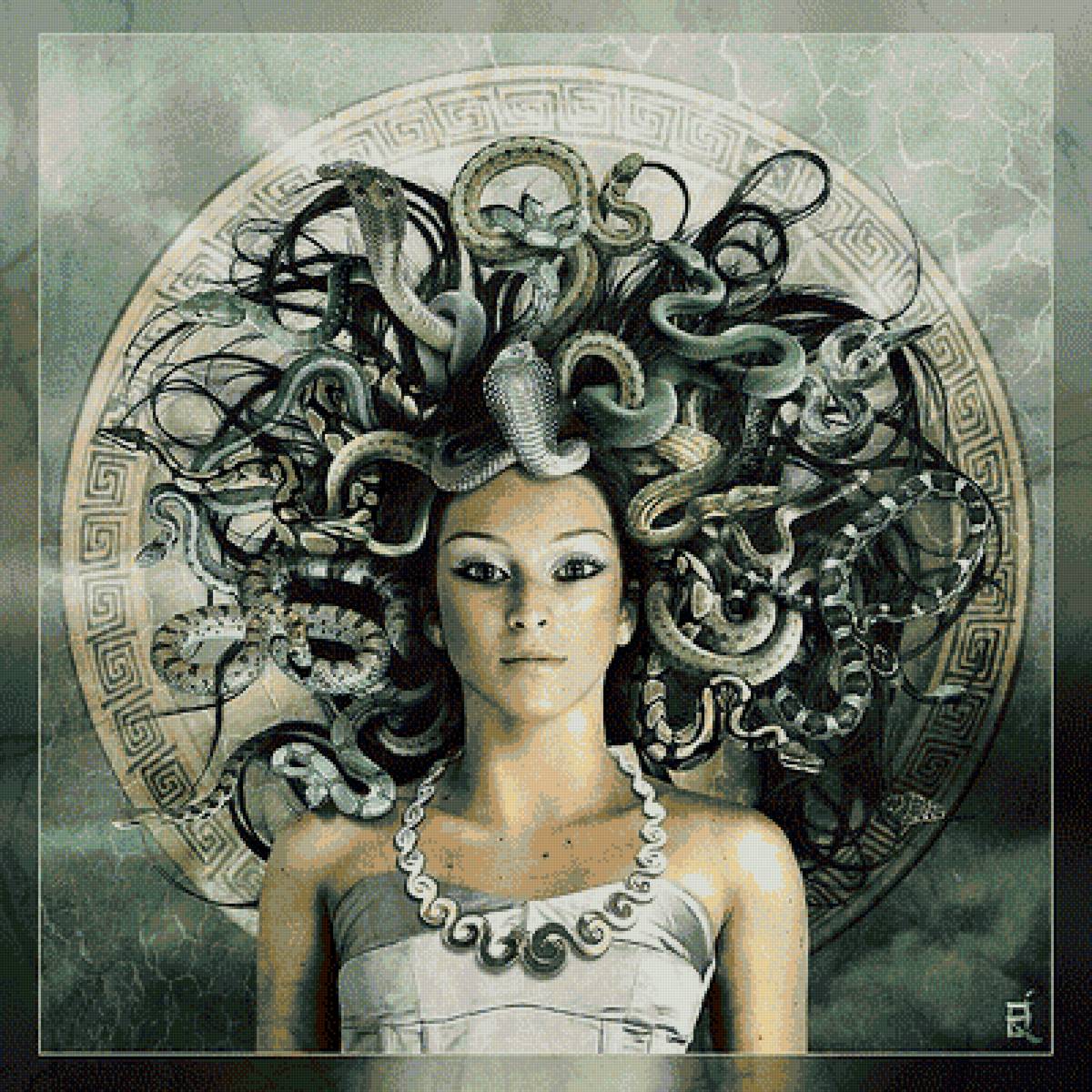 Горгона - мифы, девушка, греция - предпросмотр