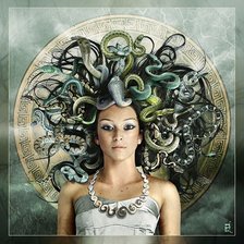 Схема вышивки «Горгона»