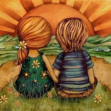 Схема вышивки «Пара»