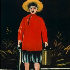 Схема вышивки «Рыбак Нико Пиросмани»