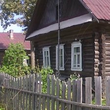 Схема вышивки «деревенский домик»