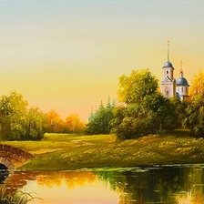 Схема вышивки «летний вечер»