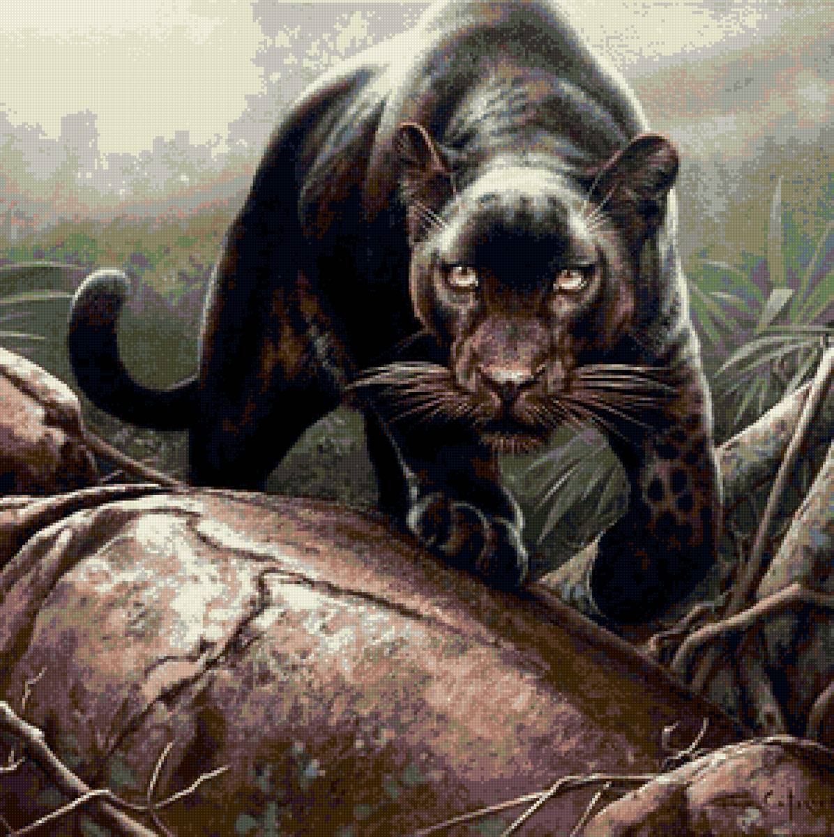 пантера - животные, кошки - предпросмотр