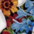 Предпросмотр схемы вышивки «Букет цветов в корзине» (№1418336)