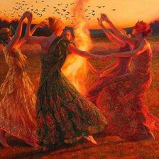 Схема вышивки «шабаш»