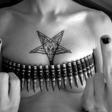 Схема вышивки «Протест»