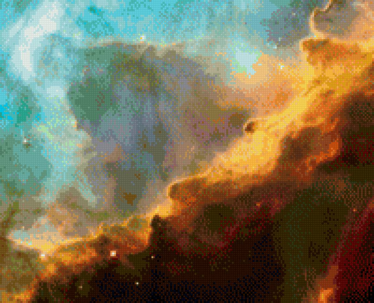 Space nebula - космос, туманность, звезды - предпросмотр