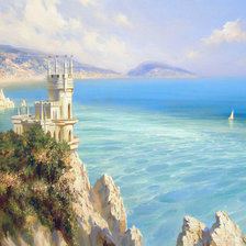 Схема вышивки «Ласточкино гнездо»